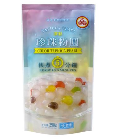 Colored Tapioca Pearls for Bubble Tea 250g/Sachet - Offer of 1, 2 and 3 Sachets - Shipping from France by Bo Time (2, 250, gram)