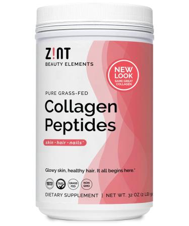 Zint Grass-Fed Beef Collagen Hydrolyzed Collagen Types I & III 32 oz (907 g)