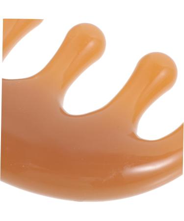 Coolhiya Broad Tooth Massage Comb - Scalp & Head Relaxation | Acupuncture & Scratching | 10x6.3cm - Buy Online on GoSupps.com
