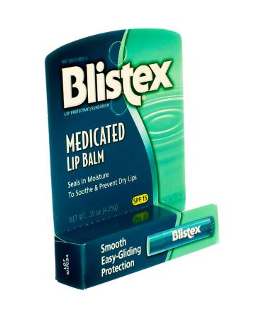 Blistex Medicated Stick 0.15oz - Soothing Relief for Chapped Lips | Worldwide Shipping - Buy Online on GoSupps.com