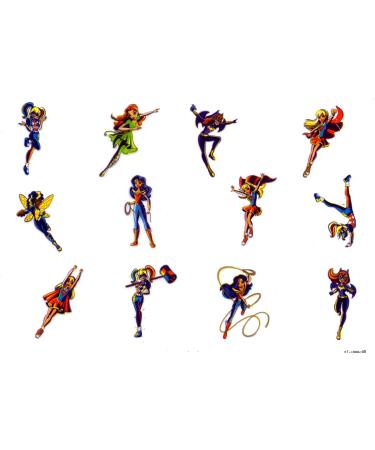 DC Super Hero Girls Assorted Temporary Tattoos - Set of 75 - Buy Online on GoSupps.com