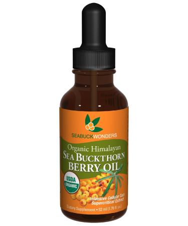 Seabuck Wonders Organic Himalayan Sea Buckthorn Berry Oil - 1.76 fl oz