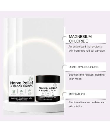  Luckxing Neuropathy Cream 120g Fast Natural Soothing - Topical Lotion for Nerves and Feet | Care for Men and Women's Feet Waist Neck and Joints - Buy Online on GoSupps.com