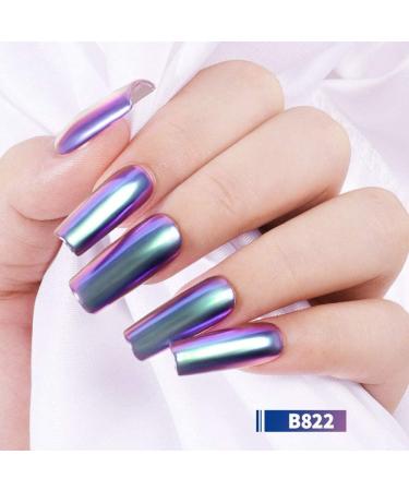 Dijit Air Cushion Chrome Nail Powder Pen Set - 3 Colors for Holographic Rainbow Effect | Nail Art Decoration Pen with 10 Nail Polish Remover Wipes - Buy Online on GoSupps.com