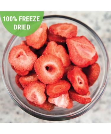 Nutristore Freeze Dried Strawberries | Healthy Snack and Emergency Survival Food | Amazing Taste & Quality | #10 Can | 25-Year Shelf Life - Buy Online on GoSupps.com