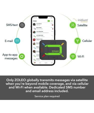 ZOLEO Satellite Communicator: Global SMS Text & Email, SOS Alert, GPS Location - Android iOS Accessory - Buy Online on GoSupps.com