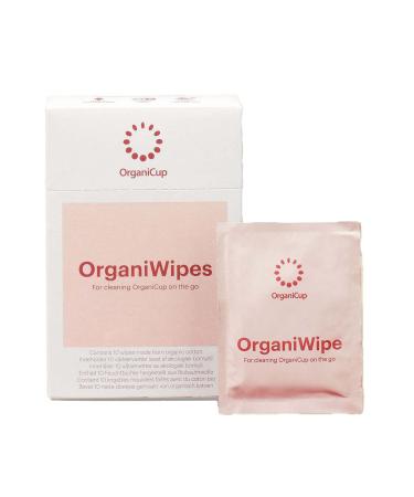 ORGANICUP OrganiWipes 10 (Pack of 1)
