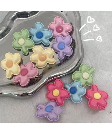 Shinycome Floral Hair Clip Resin Hair Accessory Flower Hair Barrettes Resin Flower Hair Hairpin for Girls Woman Teen Purple - Buy Online on GoSupps.com