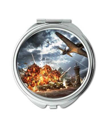 World war aircraft Mirror Travel Mirror fighter costume pocket mirror portable mirror