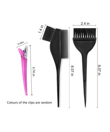 7-Piece Hair Color Dye Set - Salon Tool Combo with Bowls Brushes & Clips for DIY Hair Dyeing - Buy Online on GoSupps.com