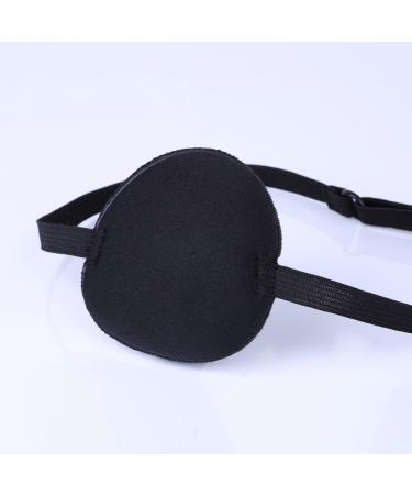 YOOJOO Adjustable Concave 3D Foam Eye Patch for Lazy Eye Amblyopia & Strabismus - Black - Buy Online on GoSupps.com