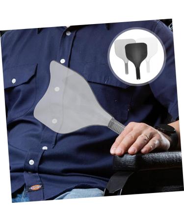 VICASKY 3pi ces Protections Visage Barbiers Masques Capillaires Ergonomiques Protection Teint Et Cheveux Pour Salon Et Usage Domestique Noir Gris Transparent - Buy Online on GoSupps.com