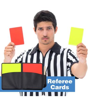 Complete Referee Set for Football & Basketball | Yellow & Red Cards Lanyard Coin Toss & Score Book - Buy Online on GoSupps.com