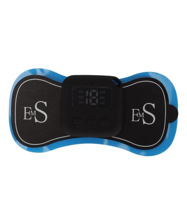 CCngD's neck massage sticker rechargeable via USB muscle massage device patch tiredness relief for the belly (black) (black)