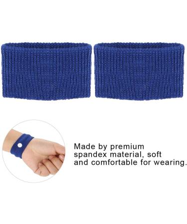 ANKROYU Anti Nausea Wristbands - 5 Colors, 1 Pair for Travel Sickness Relief - Ideal for Bus and Air Travel (Blue) - Buy Online on GoSupps.com