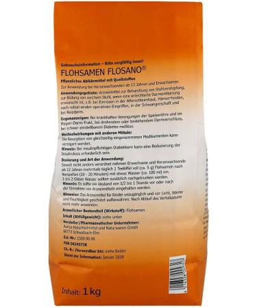 Psyllium Kernels 1000g - Premium Fiber Source for Digestion | Buy Online & Ship Worldwide - Buy Online on GoSupps.com