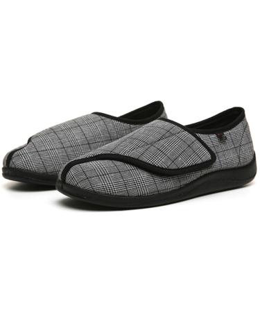 Women Men Orthopedic Diabetic Shoes Adjustable Plantar Fasciitis Shoes Closure Toe Swollen Feet Slippers Ideal for Swollen Sensitive & Problem Feet Thumb Valgus Sneakers 45 1