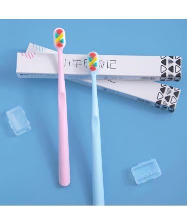 NGCG Extra Soft Toothbrush for Sensitive Teeth - Gentle Bristles Gum Care Multicolored Sea Waves Design for Adults - Buy Online on GoSupps.com