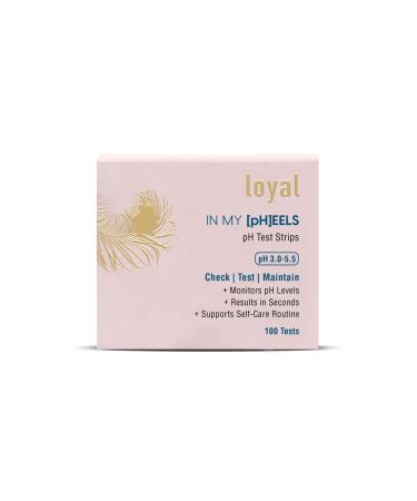 Loyal in My PH EELS Feminine pH Test Strips 3-5.5 | Monitors pH Levels | Results in Seconds | Supports Self-Care Routine (100 Tests)