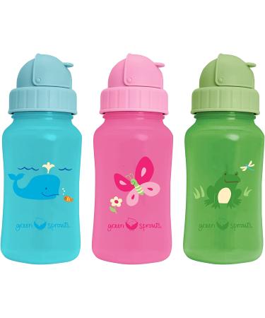 Green Sprouts Aqua Straw Bottle 10 oz for 9+ Months - BPA-Free, Safe & Eco-Friendly - Buy Online on GoSupps.com