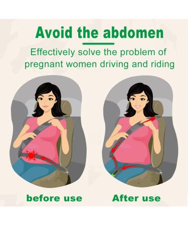 Hikig Pregnancy Seat Belt: Comfort & Safety Maternity Car Seat Adjuster - Black - Buy Online on GoSupps.com
