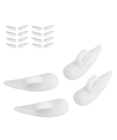 Hammer Toe Cushions Pad SEBS Corrector - 10 Pairs White Toe Separator for Adults - Buy Online on GoSupps.com