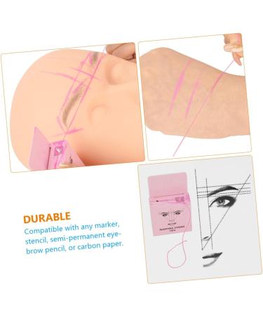 FOMIYES 4pcs Beauty Tools Eyebrow Positioning Ruler Household Eyebrow Shaper Measuring Ruler Draw a Line Ink - Buy Online on GoSupps.com