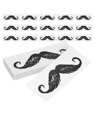 Sewroro Autocollants pour pilation Nez et Moustache Lot 100 Pi ces Cire Visage Accessoires et Protections Barbe pour Homme Soins Personnels