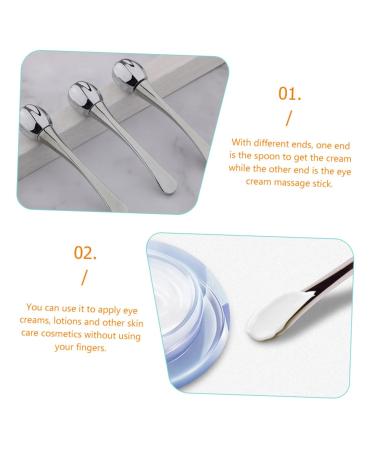 Beavorty Eye Cream Massage Stick | Anti-Aging Facial Massager & Makeup Tool - Metal Eye Roller Wand for Brightening & Puffiness Reduction - Buy Online on GoSupps.com