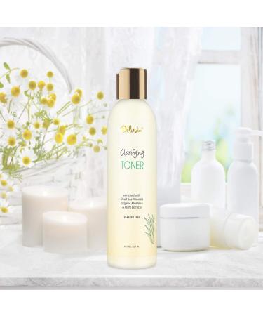 Deluvia Clarifying Toner - Hydrating Alcohol-Free Face Toner for Sensitive Dry & Aging Skin - Pore Cleanser for Men & Women - Buy Online on GoSupps.com