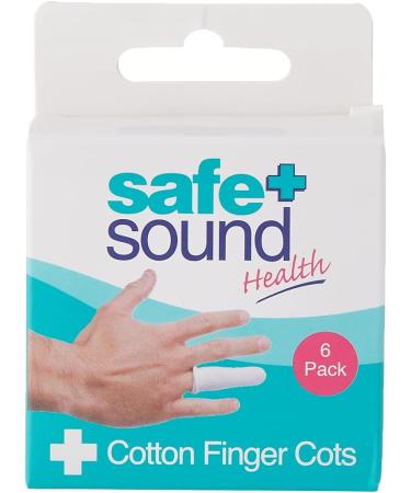 Safe & Sound Cotton Finger Cots - Protection for Fingers - Buy Online - Buy Online on GoSupps.com