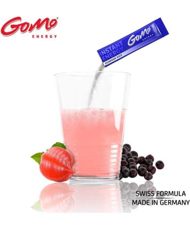 GoMo ENERGY Sugar-Free Energy Drink More Power and Endurance Powerful Wake-Up Drink with Guarana Caffeine High-Dose Vitamin B Complex and Vitamin C Energy Taste - Buy Online on GoSupps.com