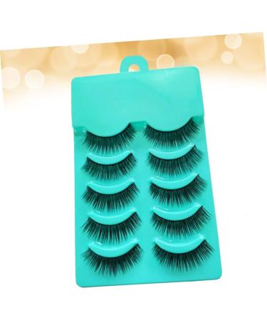 FRCOLOR Pink Business Card Holder 5 Pairs dramatic eyelashes magnetic eyelashes Thick False Eyelashes Cross False Eyelashes es False Lashes lashes natural false eyelashes extend fluffy 3d - Buy Online on GoSupps.com