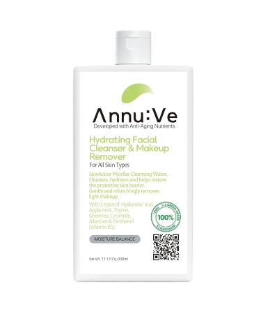 Hydrating Facial Cleanser & Makeup Remover 11.1 fl. Oz - Gentle & Effective for All Skin Types | Shop Internationally - Buy Online on GoSupps.com