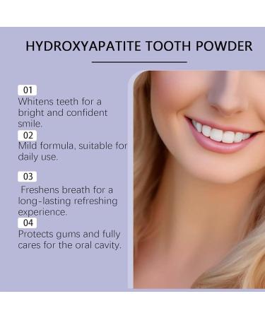  GARWAR 2 x 2025 Microcrystalline Hydroxyapatite Powder 7.5% Hydroxyapatite Toothpastes Nano Hydroxyapatite Toothpaste Teeth Restoration Mineral Powder Deep Cleaning Care Tooth Powder - Buy Online on GoSupps.com