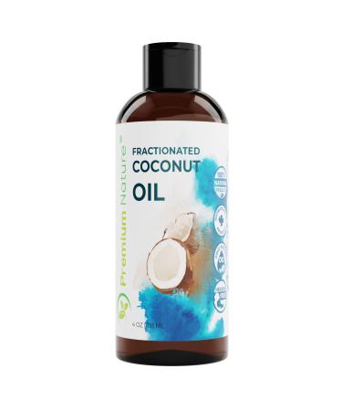 Fractionated Coconut Oil Massage Oil - Cold Pressed Pure MCT Oil Best Carrier Oil for Essential Oils Mixing for Skin Fractionated Coconut Oil for Essential Oils Body Oils for Women Dry Skin Moisturizer Coconut Oil for Skin, Hair Oil & Massage Oil for Mass