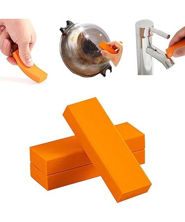 Stainless Stain Remover Magic-Eraser Kitchen Oil Stain Eraser Easy Limescale Cleaning Eraser Eraser Steel Stain Remover Multipurpose Rust Remover Decontamination Artifact Home Cleaning Tools - Buy Online on GoSupps.com