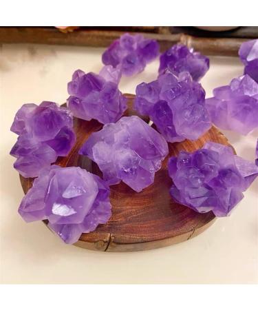 Natural Crystal Rough Specimen Natural Amethysts Crystal Stones Reiki Fish Tank Home Decoration FengshuiStone Crystal (Size : 50G) - Buy Online on GoSupps.com