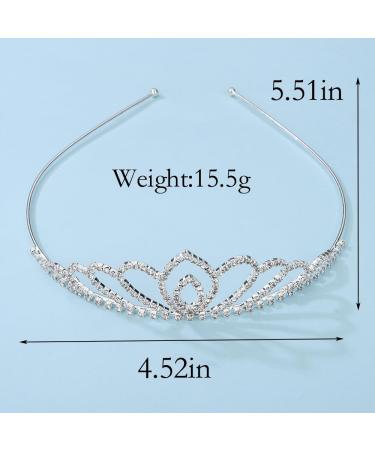 Buy Wiwpar Crystal Rhinestone Headband Elegant Silver Headpiece for Women & Girls | Perfect Wedding & Birthday Gift - Buy Online on GoSupps.com