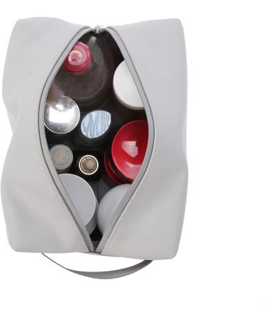 Buy Dizdvizd Small Cosmetic Bag - Gray Travel Makeup & Wash Bag Organizer for Women & Children - Buy Online on GoSupps.com