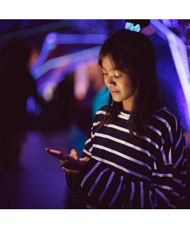 80s Neon Scrunchies - MOLYHUA 12 Pack Chiffon Hair Ties for Girls - Buy Online on GoSupps.com