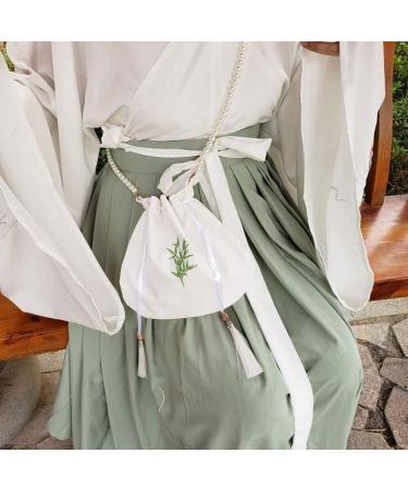 Alte Hanfu Tasche Stickerei Geldb rse Brieftasche fee Quaste Taschen Spitze Handtasche Talla nica D - Buy Online on GoSupps.com