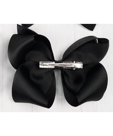40 Pack Hair Bows Clips - Grosgrain Ribbon Hair Bows for Girls & Toddlers - 20 Colors, 6 Inch Alligator Clips - Buy Online on GoSupps.com