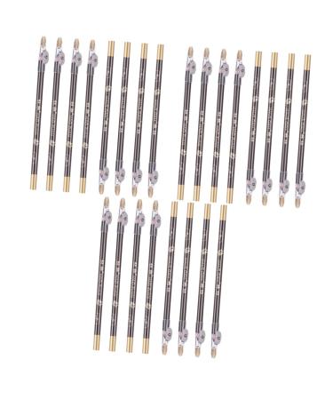 NOLITOY 24 pcs Built-in A Makeup with Professional for Women Girls Beauty Eyebrow -in- Sharpener Pencil 1 count (Pack of 1) Coffeex3pcs