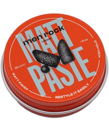 Men Rock Matt Paste with High Hold and Matte Finish for Relaxed and Easily Restyleable Hairstyles Gives Volume and Texture 30ml - Buy Online on GoSupps.com