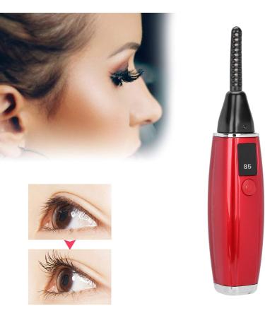 Heated Eyelash Curler - Fast 10s Heat Up 24H Long-Lasting Rechargeable Electric Lash Curler for Women (Red) - Shop Internationally - Buy Online on GoSupps.com