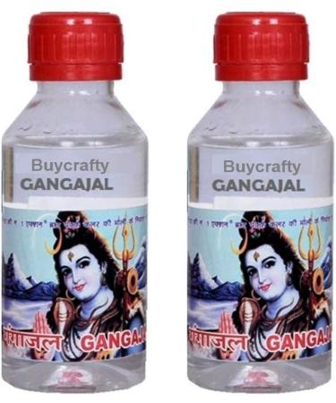Gangal Jal Pooja Jal Ganga Jal from Haridwar India Gangajal Har ki Pauri Pack of 2 100ml Each - Buy Online on GoSupps.com