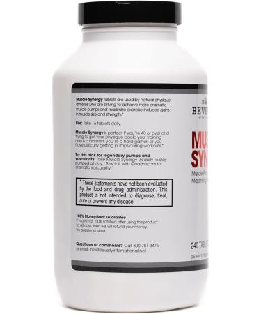 Beverly International Muscle Synergy 240 TABS - HMB L-Arginine Creatine | Clinically Dosed Muscle Growth & Pumps | Fast International Shipping - Buy Online on GoSupps.com