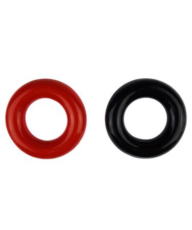 Zelerdo 2 Pack Golf Club Warm Up Swing Weight Ring Black and Red