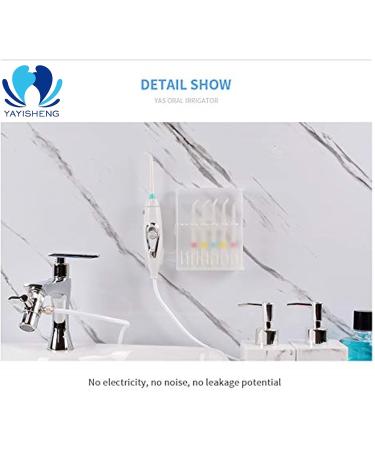 Water Flosser for Family Use | Non-Electric Oral Irrigator & Adjustable Faucet Spa | Dental Care Tool - Buy Online on GoSupps.com